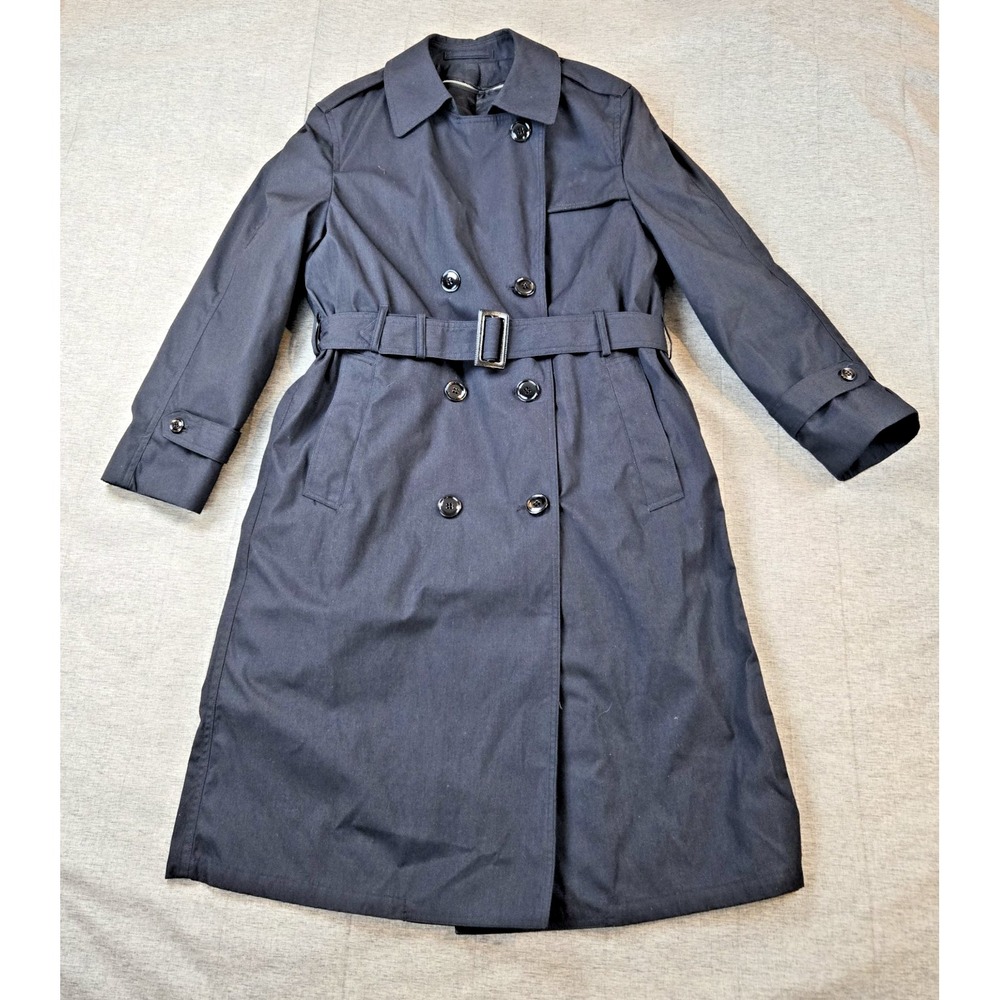 Defense Logistics Agency Garrison Trench Coat Women's‎ Full Zip Luning